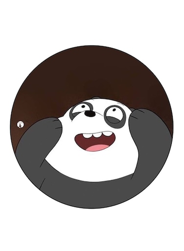 We Bare Bears Printed Fridge Magnet Multicolour
