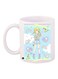 Cartoon Girl Printed Coffee Mug White/Blue/Purple