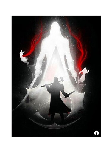 Video Game Assassin's Creed Metal Plate Poster Multicolour 15 x 20cm