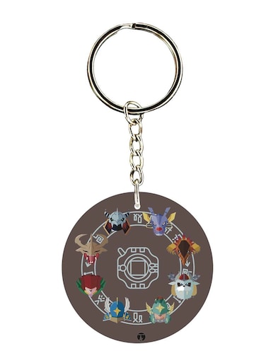 The Anime Digimon Printed Keychain