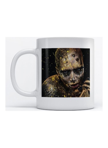 Mug Woman For Coffee And Tea White
