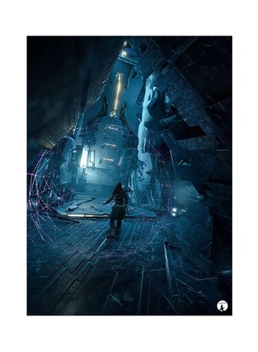 Video Game Assassin's Creed Metal Plate Poster Blue 15 x 20cm