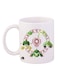 Digimon Printed Mug White/Green/Red 12ounce
