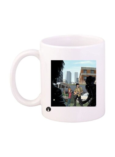 The Last Of Us Video Game Printed Mug White/Blue/Black