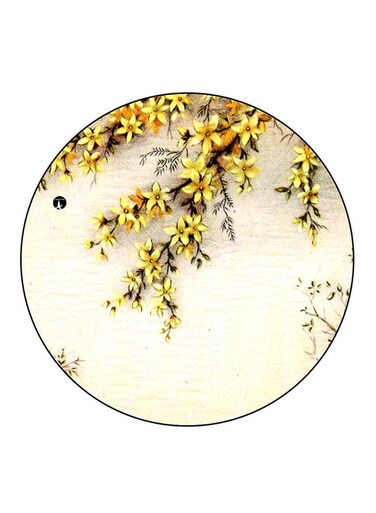 Flowers Printed Fridge Magnet Multicolour