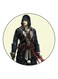 Assassin's Creed Printed Fridge Magnet Yellow/Black/Red