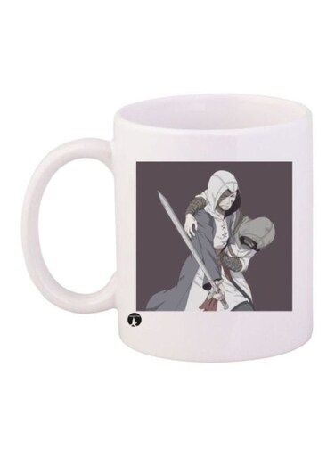 Assassin's Creed Printed Coffee Mug White/Grey/Brown