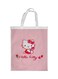 Hello Kitty Printed Shopping Bag Pink/White