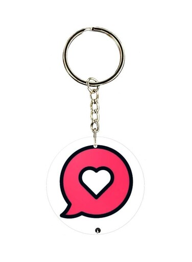 Cartoon Themed Single Sided Keychain