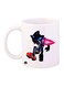 Sonic Printed Coffee Mug White/Black/Blue