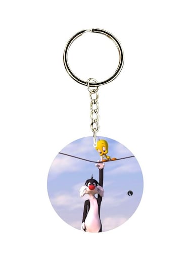 Cartoon Printed Keychain