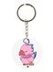 Anime Digimon Double Side Printed Keychain