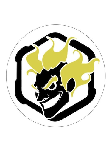 Overwatch Printed Fridge Magnet Black/Grey/Green