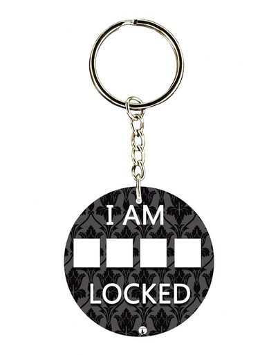 The TV Show Sherlock Double Side Printed Keychain