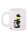 Cartoon Printed Coffee Mug White/Yellow/Black 11ounce