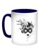 Fancy Dress Costume Printed Coffee Mug White/Blue/Black