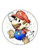 Video Game Super Mario Printed Fridge Magnet Multicolour
