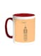 Landmarks - Big Ben Clock Printed Coffee Mug Red/White 11ounce