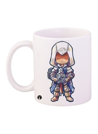 Assassin's Creed Printed Mug White/Blue/Brown