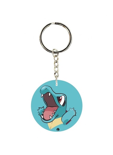 Cartoon Themed Single Sided Keychain