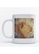 Hands Printed Mug White/Beige/Yellow