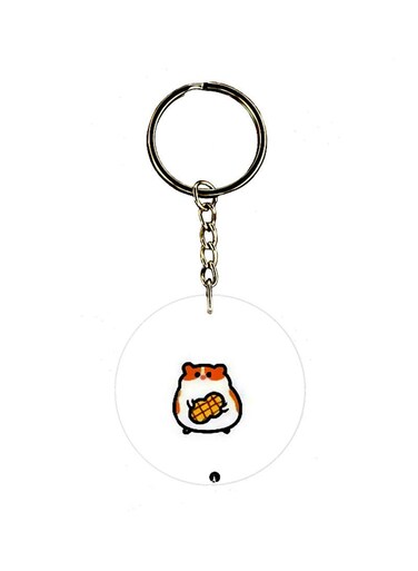 Cartoon Printed Keychain