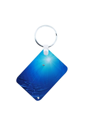 Finding Nemo Printed Keychain Blue/Silver