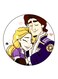 Disney Printed Fridge Magnet Round Multicolour