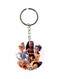 Cartoon Themed Single Sided Keychain