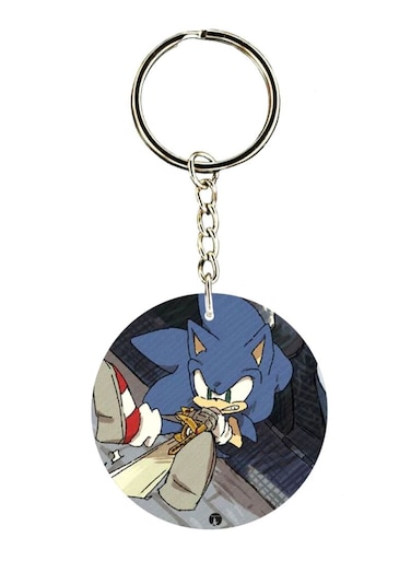 Sonic Printed Keychain