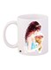Printed Coffee Mug White/Blue/Pink 11ounce