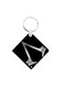 Assassin's Creed Logo Printed Keychain Black/Grey