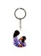 Girl Printed Dual Sided Keychain