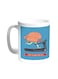Brain Treadmill Workout Printed Coffee Mug White 11ounce
