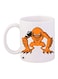 Ben 10 Character Printed Coffee Mug White/Orange/Black 11ounce