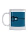 Guitar Printed Mug White/Blue/Black