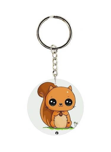 Cartoon Printed Keychain