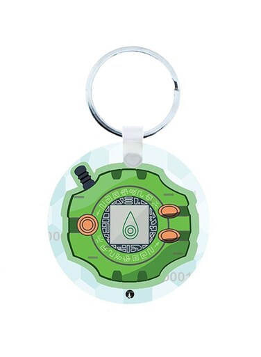 Digimon Anime Wooden Keychain
