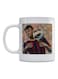 Neymar Printed Ceramic Mug White/Brown/Red 350ml