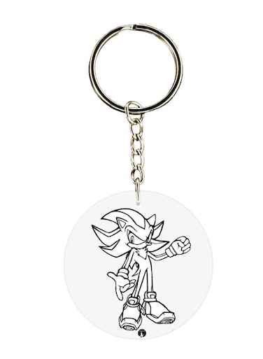Sonic Double Side Printed Keychain