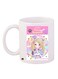 Anime Girl Printed Coffee Mug White/Pink/Blue 11ounce
