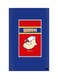 Printed Fridge Magnet Multicolour 8.5x0.4x5.5cm