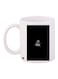 Music Printed Coffee Mug White/Black 11ounce