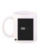 Phrase Printed Mug White/Black Standard Size