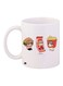 Anime Printed Coffee Mug White/Red/Brown 11ounce