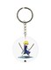 Anime Hunter x Printed Keychain White/Blue/Silver