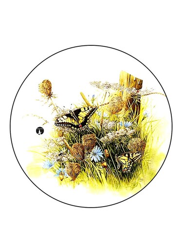 Vintage Art Printed Fridge Magnet Multicolour