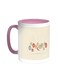Ramadan Lanterns Printed Coffee Mug Pink/White 11ounce