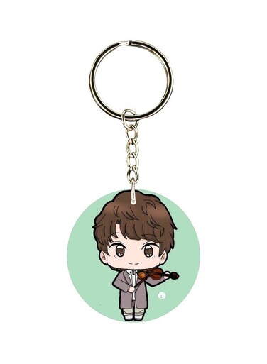 Cartoon Character Printed Keychain