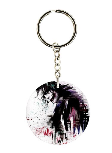 Joker Printed Keychain